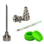 Titanium Nail with Carb Cap Dab Dabber Tool 6 in 1 Fit 10/14/18mm Heating Coils